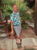 Tropical Toucan Golf Polo Shirts, Golfing Apparel, Men Golf Gift, Funny Golf Shirt, Tropical Shirt