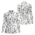 Goose Halloween, Doodle Pattern, Black And White Golf Polo, Sleeveless Womens Golf Shirts, Ladies Golf Shirts