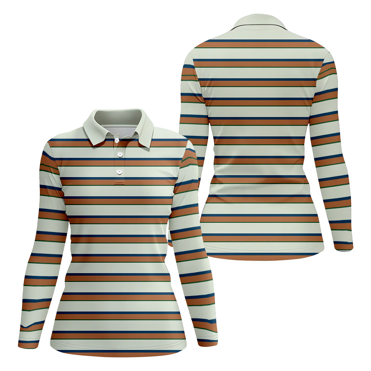 Striped Golf Polo, Women's Long Sleeve Golf Shirts, Cool Golf Gifts, Ladies Golf Shirts, Golfing Apparel