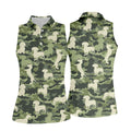 Funny Dachchunds Camo Women Golf Shirt, Dog Golf Shirt, Funny Golf Shirt, Ladies Golf Shirt