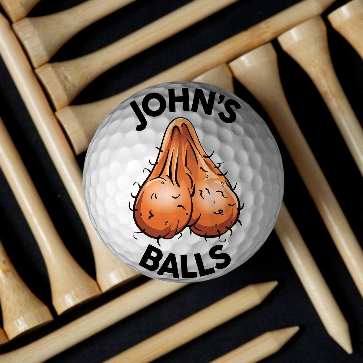 Funny Golf Balls, Golf Decor, Golf Gift For Men, Christmas Golf Gifts