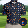 Funny Beer Bottle 19th Hole Men's Funny Golf Shirts, Golf Tops For Men, Golf Shirts For Men, Golfing Apparel