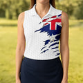 It Takes A Lot Of Ball To Golf The Way I Do Australia Flag Print Ladies Golf Tops, Golf Shirt For Women