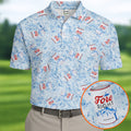 Fore Right Cold As Slice Golf Tops For Men, Men's Funny Golf Shirts, Golf And Beer Golf Shirts For Men