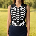 Halloween Skeleton Costume Golf Shirt, Women's Golf Polo, Hawaiian Golf Shirt