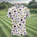 Goose Halloween Golf Shirt, Patterned Golf Polos, Mens Funny Golf Shirts, Long Sleeve Golf Shirts, Men Golf Polo