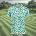 Neon Middle Finger Fun Men's Golf Polos, Fun Golf Shirts For Men, Cool Golf Gifts, Polo For Men