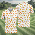 Banana Apple Dirty Funny Adult Humor White Golf Shirt, Valentines Golf Gift, Fun Golf Shirts For Men
