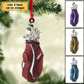 Golf Bag Keychain, Custom Key Chain, Golf Accessories, Gift For Golf Lover