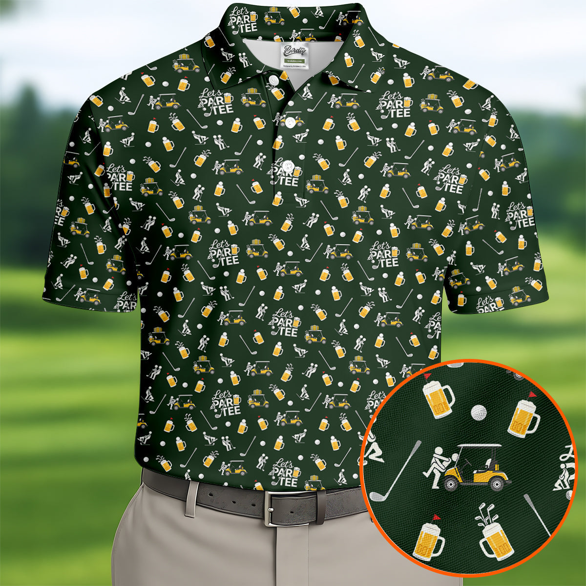 Let's Par Tee Naughty Couple Golf Shirt, Funny Men's Polo Shirt, Mens Golf Polo, Adult Humor Golf Shirt