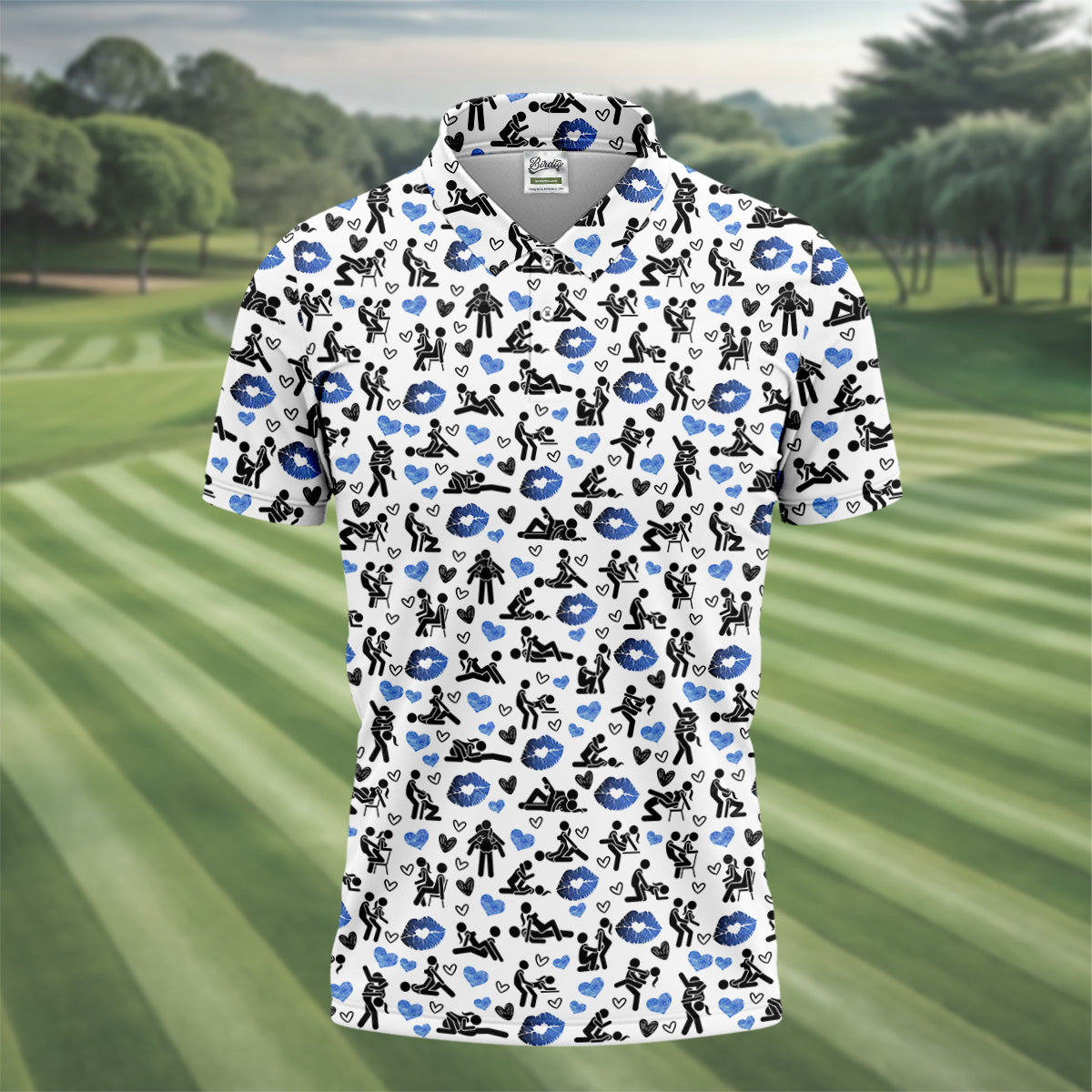 Funny Dirty Adult My Favorite Thing To Do Is You Fun Men's Golf Polos, Men's Golf Polo, Golf Gift For Men