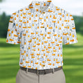 Mine Mine Mine Golf Shirt, Funny Seagull Beach Pattern, Golf Shirt For Men