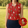 Funny Duck Merry Xmas Red Golf Shirts, Christmas Golf Shirt, Golf Gifts For Women, Fun Golf Shirt