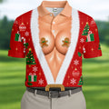 Gingerbread Costume Christmas Golf Shirt, Mens Golf Shirts, Polo Shirts For Men
