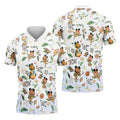 Orange Bird Men's Golf Polo Shirt, Golfing Apparel, Mens Golf Gift