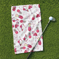 Flamingo Golf Towel, Golf Towel Women, Golf Rag, Ladies Golf Gift