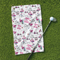 Flamingo Par Then Bar Golf Towel, Golf Rag, Golf Towel Women, Ladies Golf Gift
