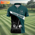 Weapons Of Grass Destruction Custom Men's Golf Polo Shirt, Funny Golf Shirt, Dad Golf Gift