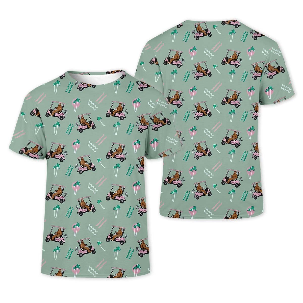 Gorilla Men's Golf Polo Shirt, Funny Golf Shirt, Golf Gifts For Dad