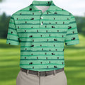 Funny Couple On Golf Course Polo Shirt, Naughty Golf Shirts For Men, Mens Golf Apparel