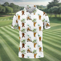Bigfoot Golf Hawaiian Shirt, Tropical Golf Shirts, Fun Golf Shirts For Men, Golfing Apparel