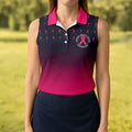No One Should Fight Alone Breast Cancer Awareness Polo Shirt, Women's Golf Tops