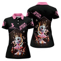 Queen Of Golf Custom Womens Golf Polo Shirt, Golfing Apparel, Womens Golf Gifts