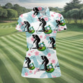 Bigfoot Shirt, Sasquatch Golf Shirt, Hawaiian Golf Shirts, Cute Golf Shirt, Ladies Golf Shirts, Golf Gifts For Her