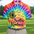 Scatter Kindness Suicide Awareness Polo Shirt, Mens Polo Shirts, Mens Golf Apparel