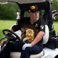 Golf And Beer Custom Men's Funny Graphic Golf Polo Shirt, Christmas Golf Gift, Gift For Golfer