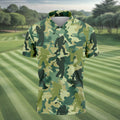 Bigfoot Sasquatch Men's Golf Polo Shirt, Funny Golf Shirt, Gift For Golfers