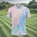 Mandala Pattern Men Golf Polo, Golf Gift Ideas For Him, Matching Golf Shirts, Golf Shirts For Men
