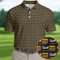 Funny Golf Hub Logo Polo Shirt, Funny Golf Community Design, Golf Shirts For Men