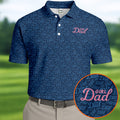 Girl Dad Father's Day Golf Shirt, Polo Shirts For Men, Gift For Golf Dad, Golfing Apparel
