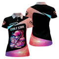 Golf Girl Custom Womens Golf Polo Shirt, Golfing Apparel, Gift For Golfers