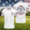 Cool Dads Club All-Over Print Polo Shirt, Golf Tops For Men, Golfing Apparel