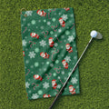 Hood Crew Merry Christmas Funny Print Golf Towels, Christmas Golf Gift, Gifts For Golf Lovers