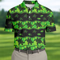 Sea Turtles Sea Creatures Pattern Hawaiian Golf Shirt, Polo Shirts For Men, Golfing Apparel