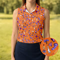 Funny Dirty Orange And Purple Halloween Golf Shirt, Funny Golf Shirts Women, Ladies Golf Shirts