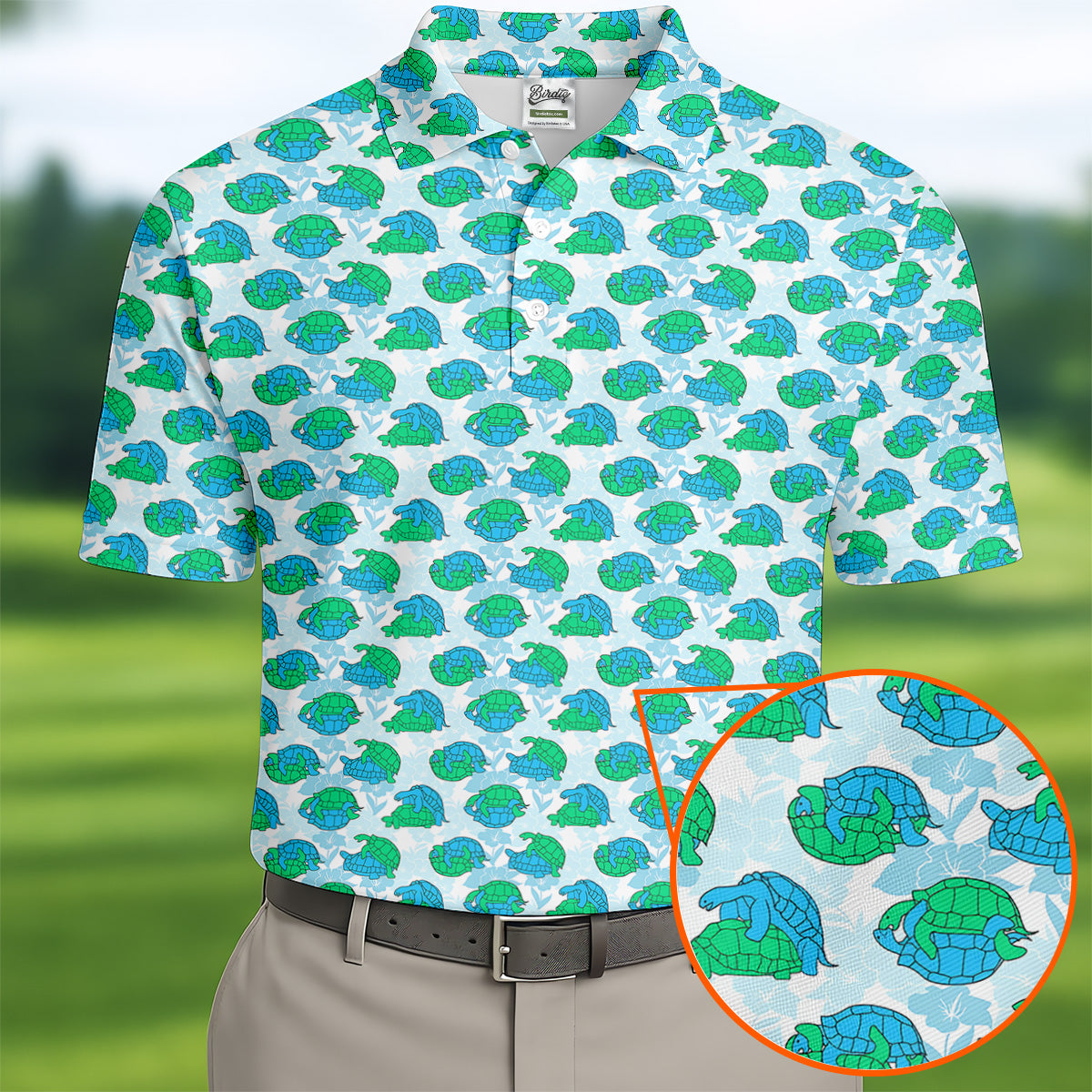 Funny Turtle Naughty Position Golf Tops For Men, Valentines Golf Gift, Golf Gift For Men