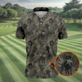 Duck Hunting Labrador Hawaiian Golf Shirt, Golf Shirts For Men, Mens Golf Apparel