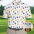 Fore-ona Extra Find Your Fairway Golfer Drinking Men's Funny Golf Shirts, Golf Shirts For Men