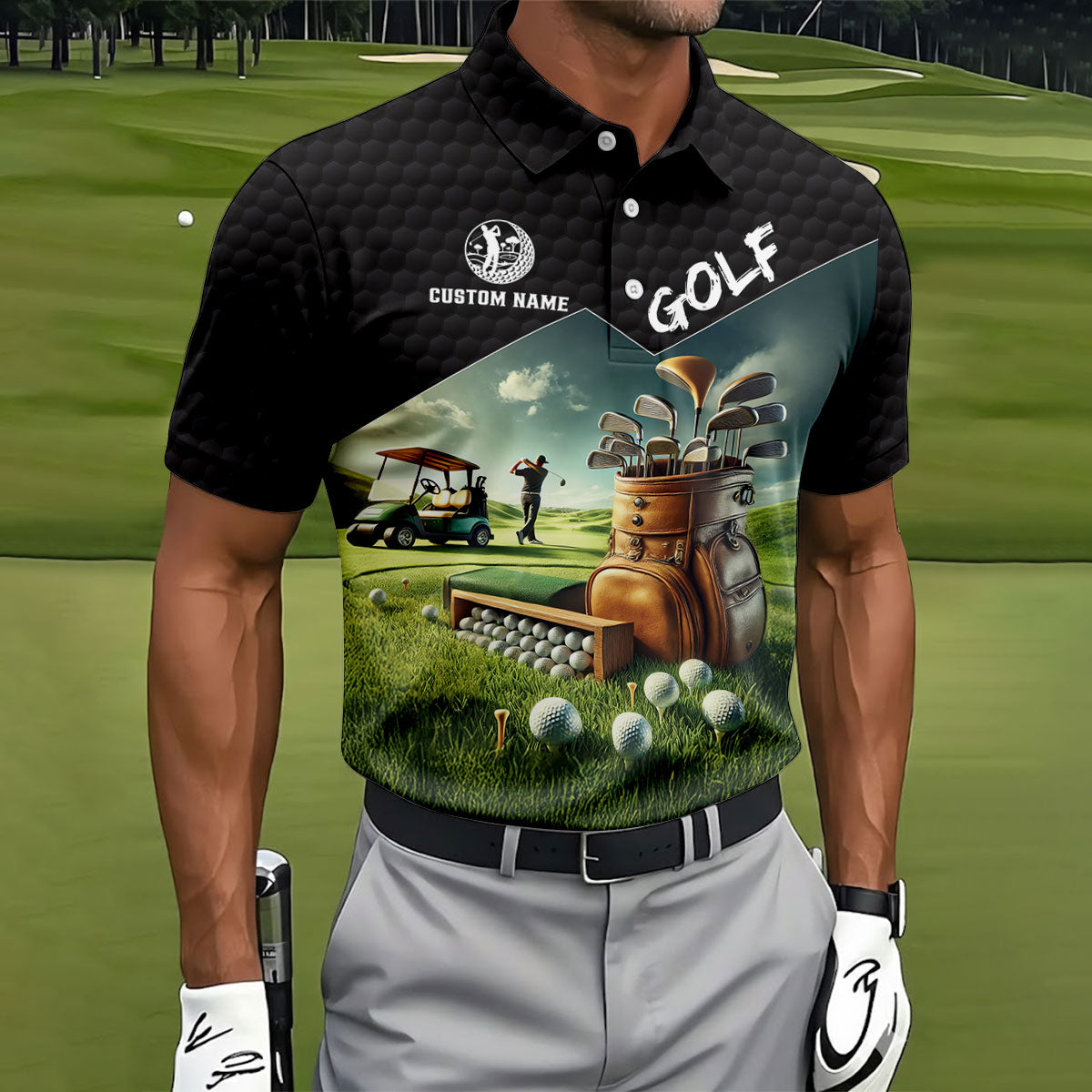 I Made A Bogey On Every Hole Golf  Polo Shirt, Funny Mens Golf Polo, Golf Apparel For Men