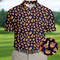 Funny Hot Dog Dirty Humor Polo Shirts For Men, Fun Golf Shirts For Men, Golf Gift For Men, Golf Shirts For Men