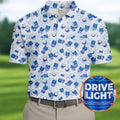 Drive Light Beer Ice Golf And Beer Fun Golf Shirt, Golf Tops For Men, Golf Shirts For Men