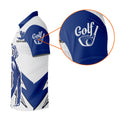 Blue White Golf Men's Golf Polo Shirt, Customized Golf Polos, Mens Golf Gift, Funny Golf Shirt