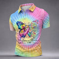 We Believe In Miracles Cancer Ribbon Polo Shirt, Golf Shirts For Men, Mens Golf Apparel