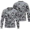 Screaming Face Halloween Golf Polo Shirt, Halloween Shirt For Men, Golf Shirts For Men