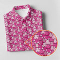 FREE SOCKS Pink Breast Cancer Golf Shirt, Funny Men Golf Shirt, Cancer Awareness Shirt, Golfing Apparel