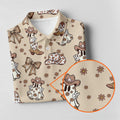 Coquette Halloween Cowboy Ghost Fun Womens Golf Shirts, Ladies Sleeveless Polo, Ladies Golf Shirts